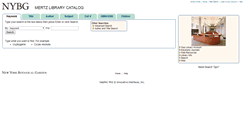 Desktop Screenshot of opac.nybg.org